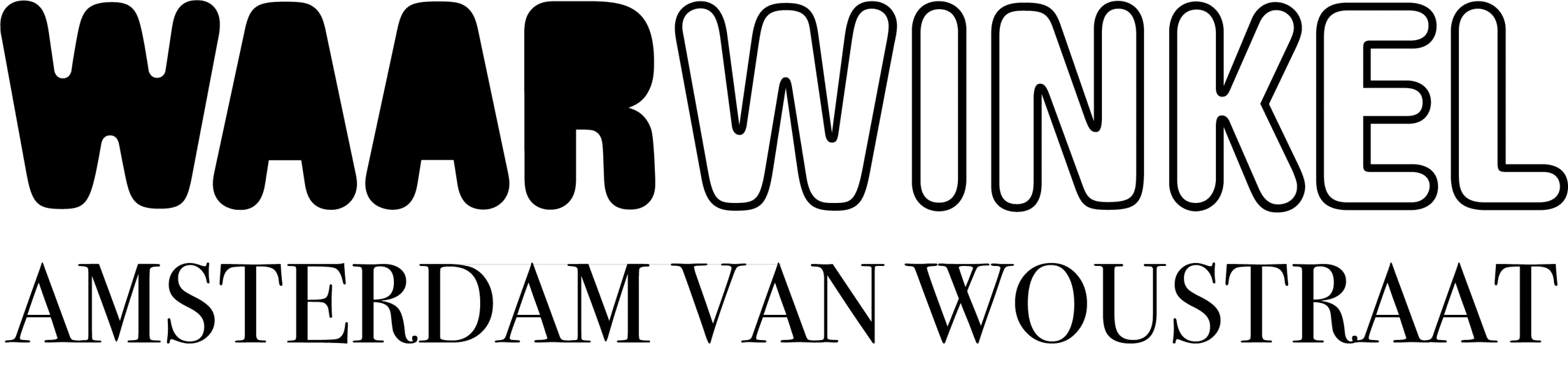 Logo Waarwinkel Amsterdam Van Woustraat Waarwinkel