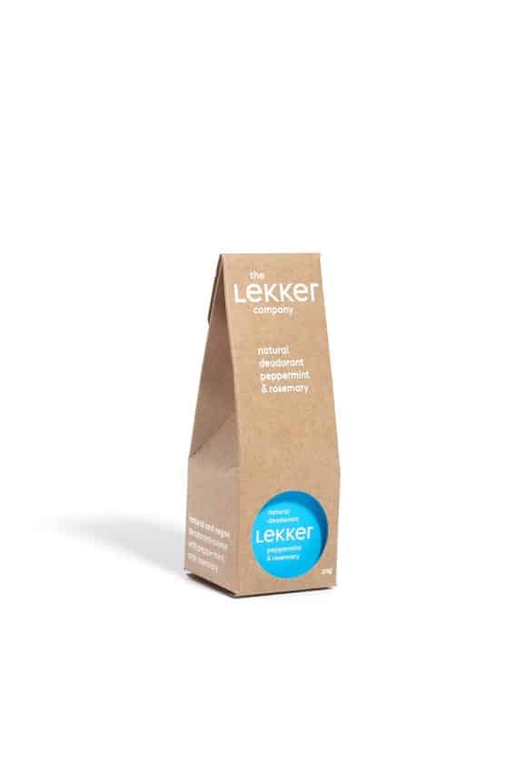 Duurzame en natuurlijke deodorant Pepermunt Rozemarijn van The Lekker Company bestellen.