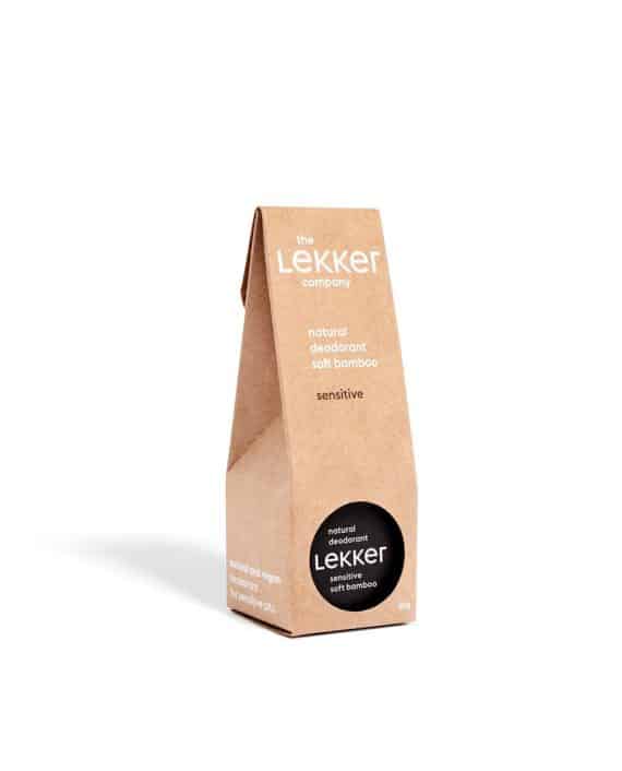 Duurzame en natuurlijke deodorant Soft Bamboo van The Lekker Company bestellen. 