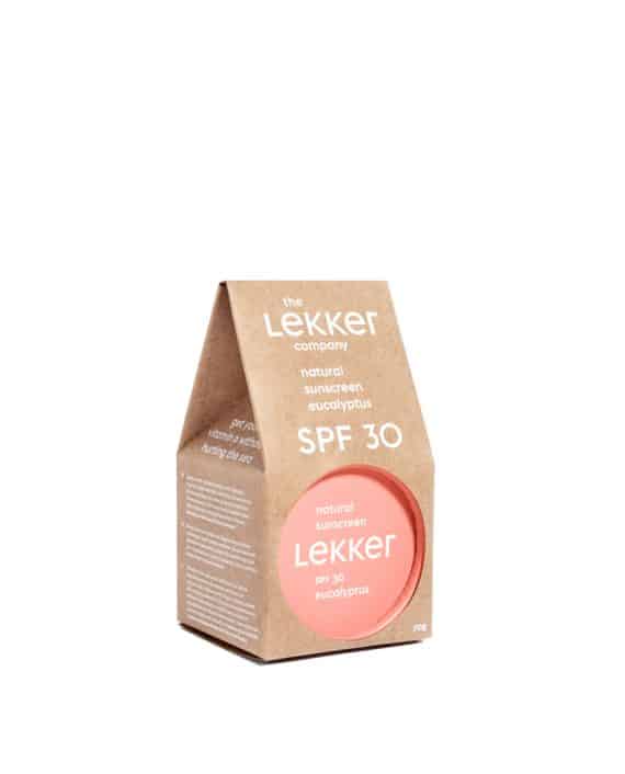 Natuurlijke zonnebrand SPF 30 van The Lekker Company, met minerale UV-filters Bestellen.